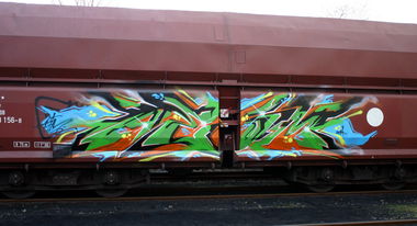 Graffiti Train - Photo by MIEA