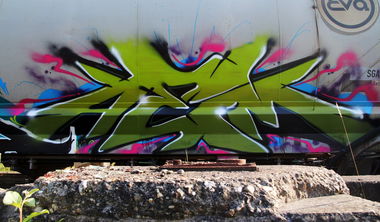 Graffiti Train - Photo by MIEA