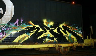 Graffiti Train - Photo by MIEA