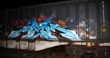 Graffiti Train - Photo by MIEA