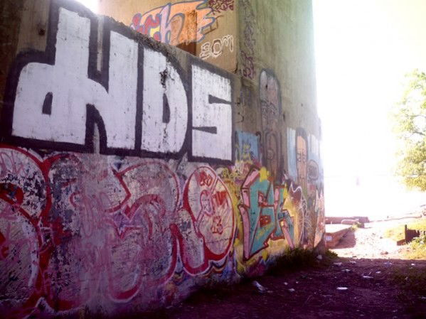 Graffiti Bombing - Photo by MILD