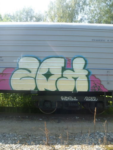 Graffiti Train - Photo by MILD