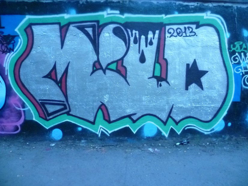 Graffiti Wall - Photo by MILD