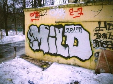 Graffiti Bombing - Photo by MILD