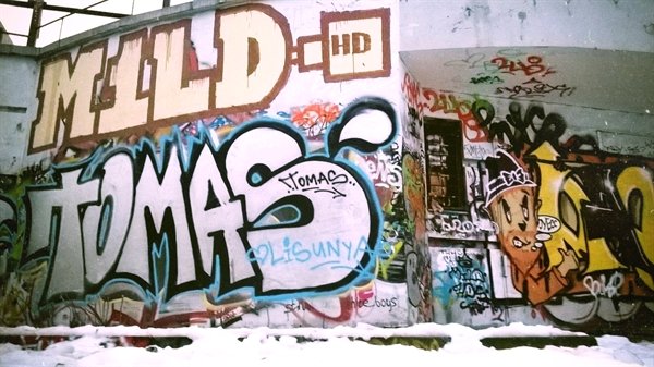 Graffiti Bombing - Photo by MILD