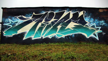 Graffiti Wall in Irkutsk - Photo by MING - ming, russia, siberia