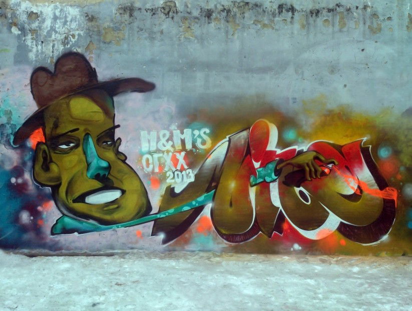 Graffiti Wall in Irkutsk - Photo by MING - ming, makoe, russia