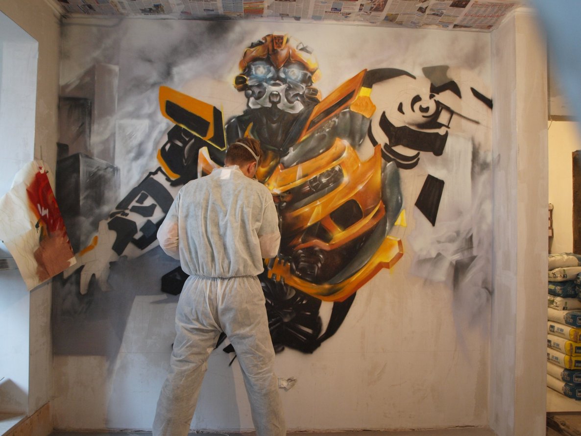 Graffiti Artwork - Photo by MING - ming, transformers, irkutsk (2013)