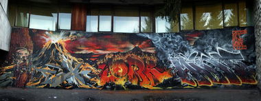 Graffiti Wall in Irkutsk - Photo by MING - Just, Writing, My (2013)