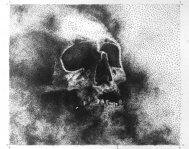 Graffiti Sketch - Photo by MING - skull