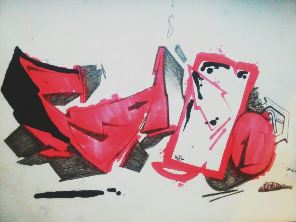 Graffiti Sketch - Photo by MINO1
