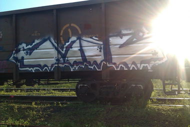 Graffiti Train - Photo by MINUS - OLB, MINUS