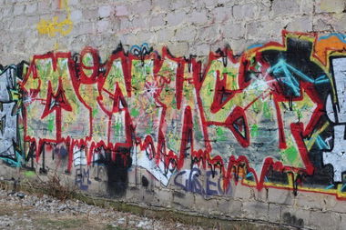 Graffiti Bombing in Tula - Photo by MINUS - MINUS (2013)