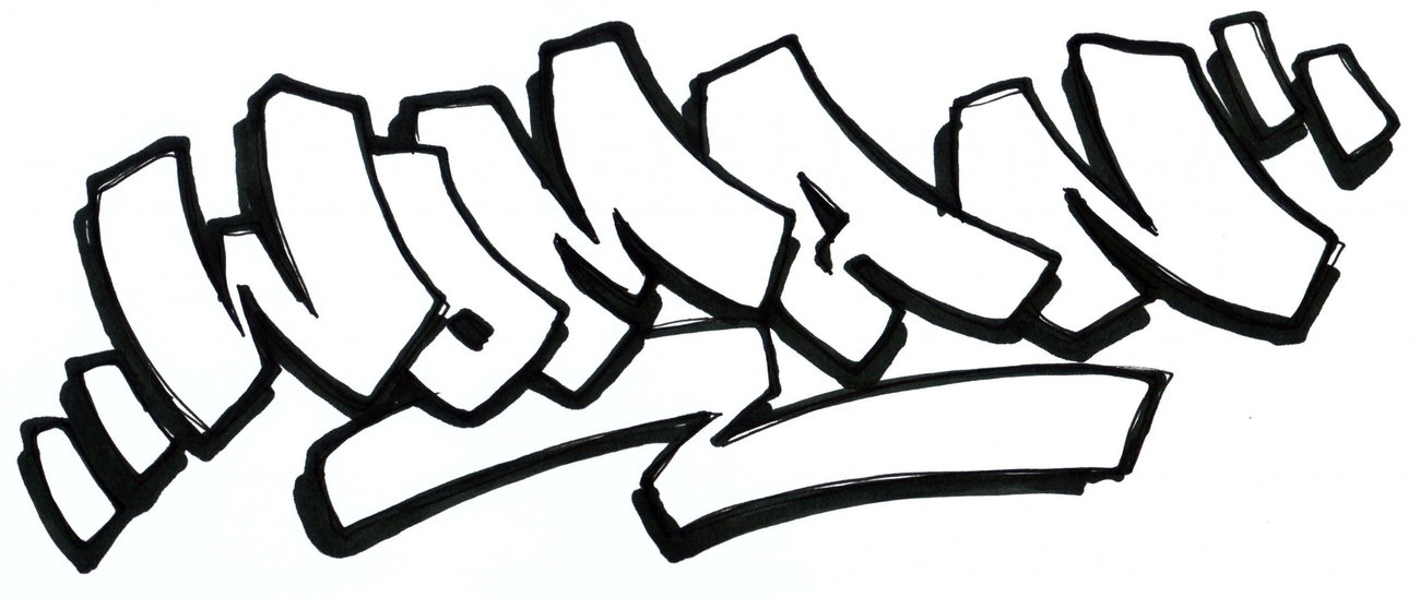 Graffiti Sketch - Photo by MISTERone - woman (2015)