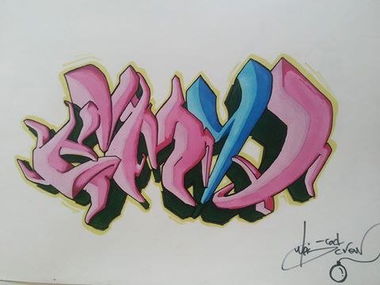 Graffiti Sketch in Ankara - Photo by MLS - Meis