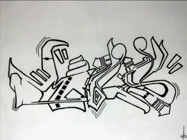 Graffiti Sketch in Ankara - Photo by MLS - MLS (2013)