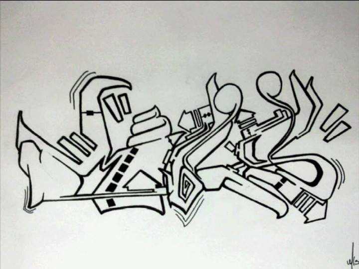 Graffiti Sketch in Ankara - Photo by MLS - MLS (2013)