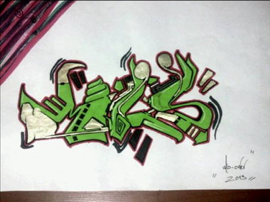 Graffiti Sketch in Ankara - Photo by MLS - MLS (2014)