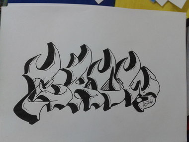 Graffiti Sketch in Ankara - Photo by MLS - MLS (2014)