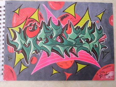 Graffiti Sketch in Ankara - Photo by MLS - MLS (2014)