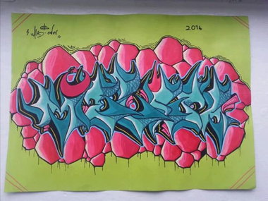 Graffiti Sketch - Photo by MLS - mls (2014)