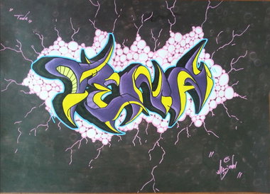 Graffiti Sketch in Ankara - Photo by MLS - TENA (2014)