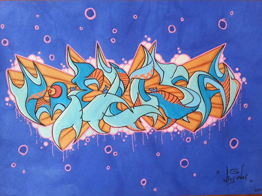 Graffiti Sketch in Ankara - Photo by MLS - MLS (2014)