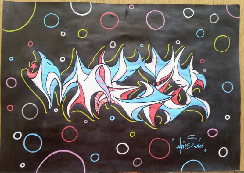 Graffiti Sketch in Ankara - Photo by MLS - ME?S (2014)