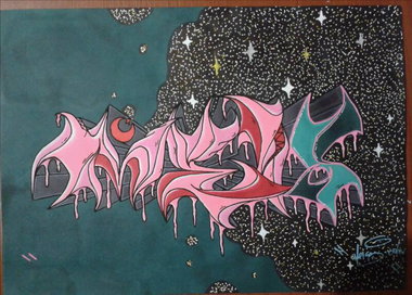 Graffiti Sketch in Ankara - Photo by MLS - ME?S (2014)