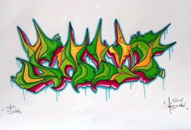 Graffiti Sketch in Ankara - Photo by MLS - SOL?D