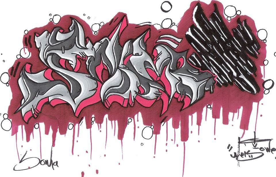 Graffiti Sketch in Ankara - Photo by MLS - soma (2014)