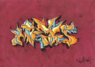 Graffiti Sketch in Ankara - Photo by MLS - meis (2014)