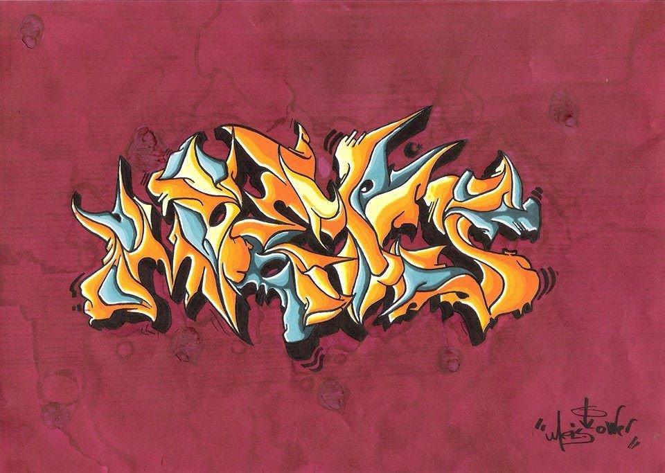 Graffiti Sketch in Ankara - Photo by MLS - meis (2014)