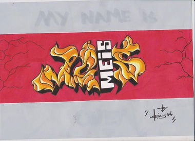Graffiti Sketch in Ankara - Photo by MLS - meis (2014)