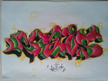 Graffiti Sketch in Ankara - Photo by MLS - ME?S (2014)