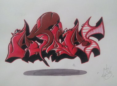 Graffiti Sketch in Ankara - Photo by MLS - ATLAS (2014)