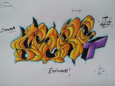 Graffiti Sketch - Photo by MLS - secret (2014)