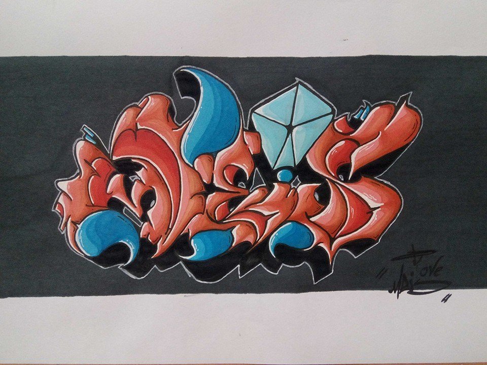 Graffiti Sketch - Photo by MLS - Meis (2014)