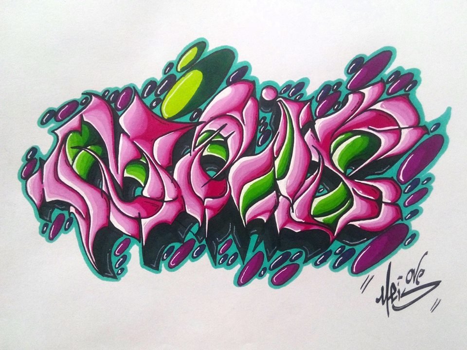 Graffiti Sketch in Ankara - Photo by MLS - meis (2014)