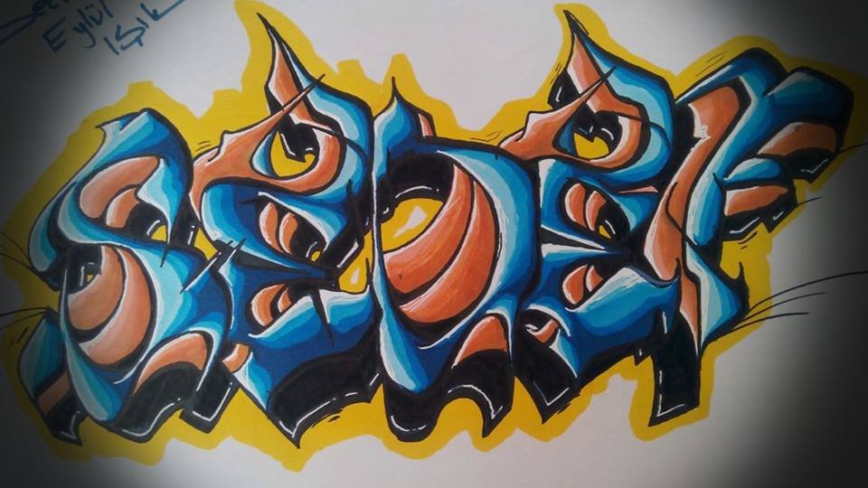 Graffiti Sketch in Ankara - Photo by MLS - ME?S (2014)