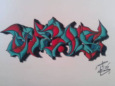 Graffiti Sketch in Ankara - Photo by MLS - ME?S (2014)
