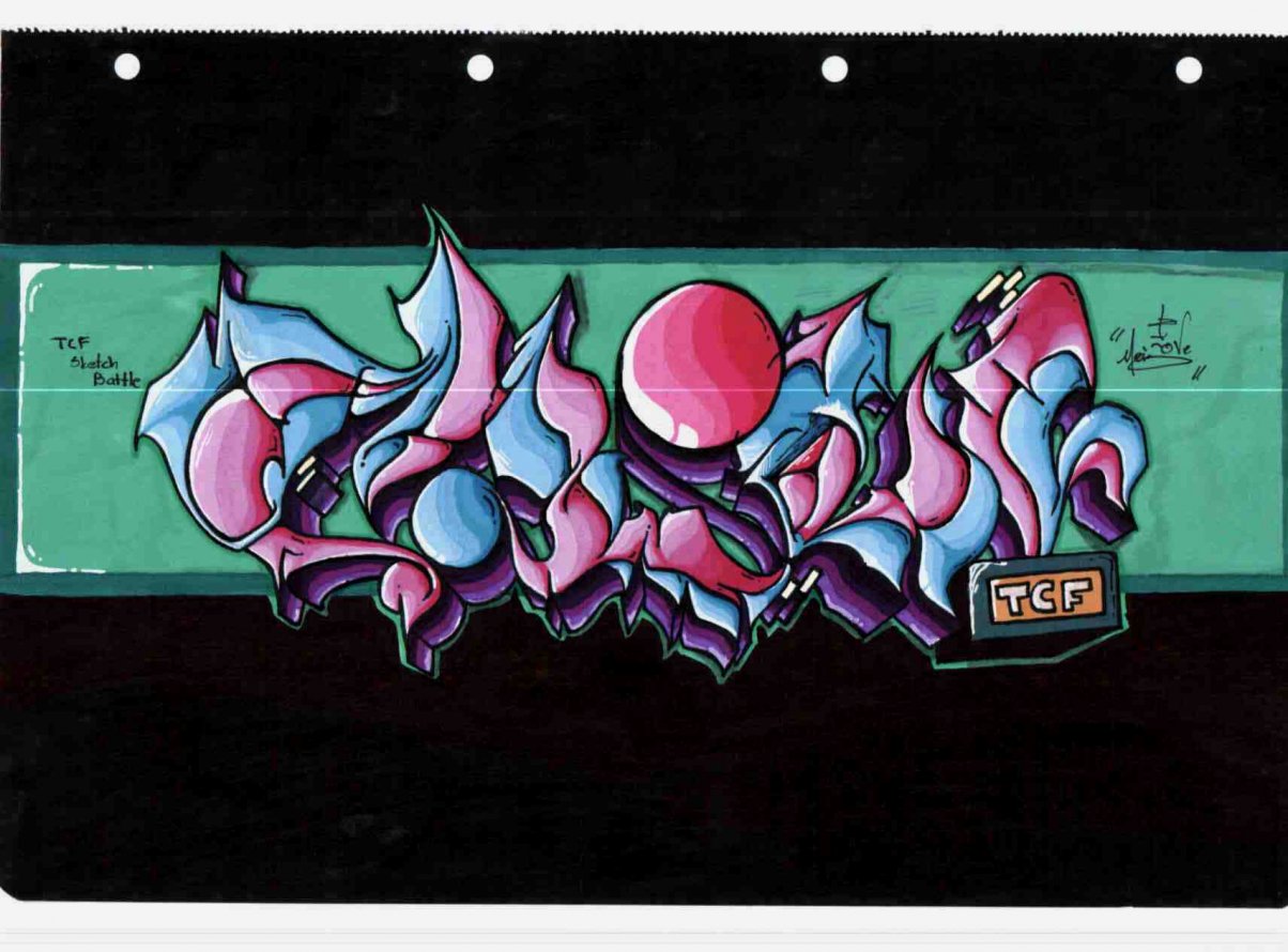 Graffiti Sketch in Ankara - Photo by MLS - TCF (2014)