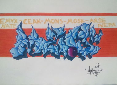 Graffiti Sketch - Photo by MLS - ME?S (2014)