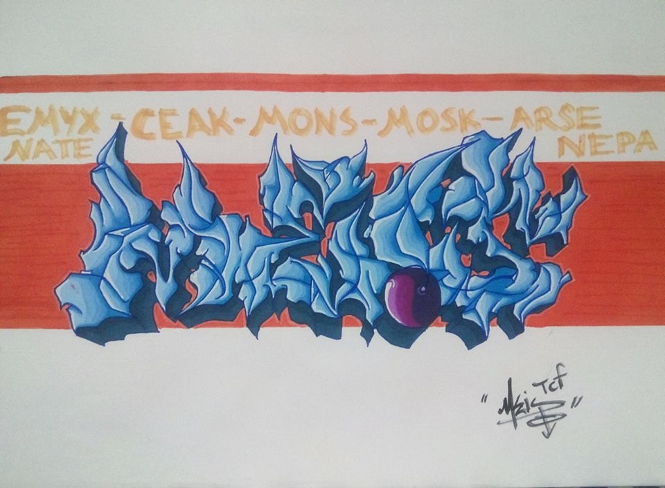 Graffiti Sketch - Photo by MLS - ME?S (2014)