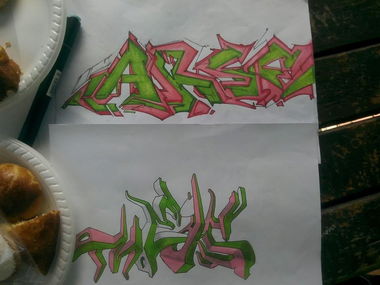 Graffiti Sketch - Photo by MLS - Meis, &, Arse (2015)