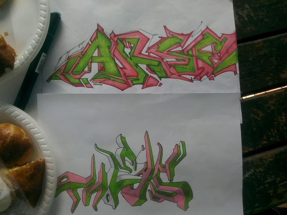 Graffiti Sketch - Photo by MLS - Meis, &, Arse (2015)