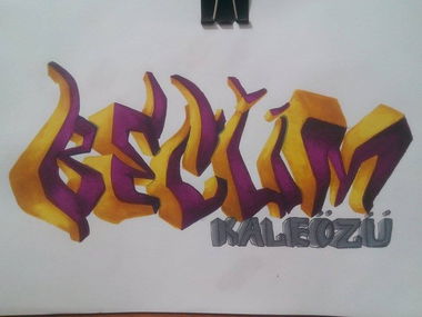 Graffiti Sketch in Ankara - Photo by MLS - Meis (2014)