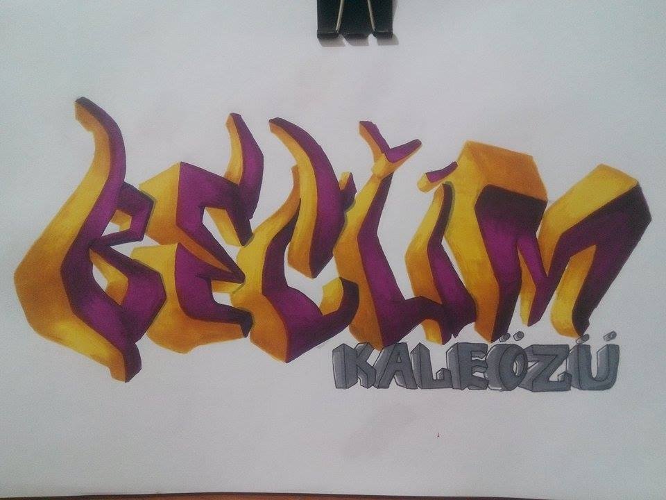 Graffiti Sketch in Ankara - Photo by MLS - Meis (2014)