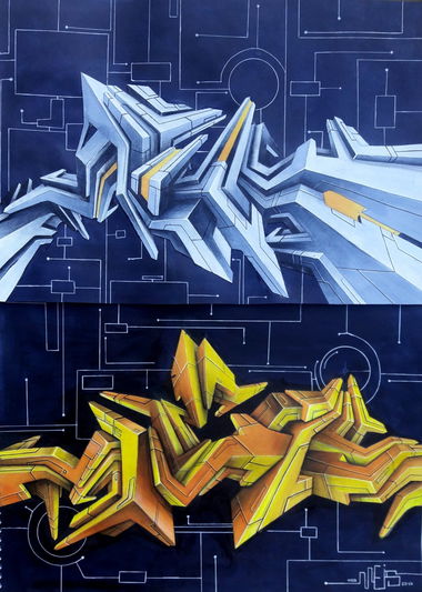 Graffiti Sketch - Photo by MLS