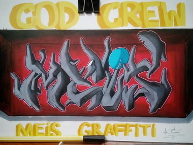 Graffiti Sketch in Ankara - Photo by MLS - ME?S (2014)